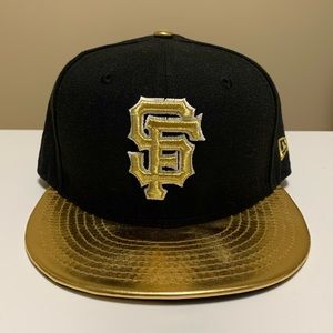 San Francisco Giants New Era Snapback Black/Gold